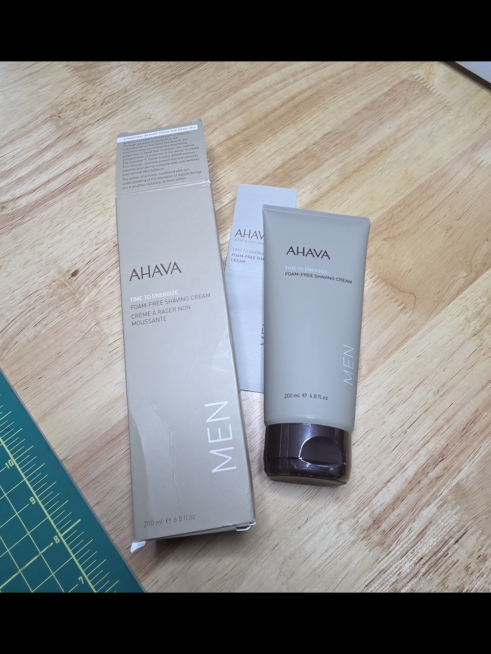 AHAVA Men Time to Energize Foam-Free Shaving Cream